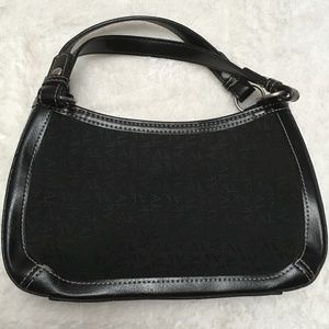 Anne Klein Black Cluch Stlyle Purse EUC
